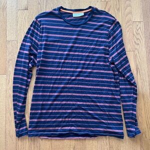 Icebreaker Merino Wool Striped Longsleeve Shirt
